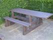 TABLE PIQUE NIQUE PMR SANS ENJAMBEMENT EN PLASTIQUE RECYCLE