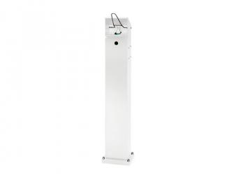 DISTRIBUTEUR DE GEL DÉSINFECTANT - SANS CONTENEUR DECHETS - BLANC