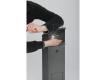 DISTRIBUTEUR DE GEL DÉSINFECTANT - AVEC CONTENEUR DECHETS - ARGENT