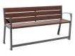 BANC TRANQUILLITE ACIER ET PLASTIQUE RECYCLE