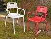 CHAISE PLEIN AIR AVEC ACCOUDOIRS EN ALUMINIUM