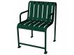 FAUTEUIL BIARRITZ ACIER VERT