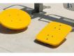 BANC 2 PLACES AVEC PLANCHE ET DISQUE A BASCULEMENT