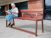BANC TRANQUILLITE 1800 MM ACIER ET BOIS