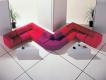 POUF D'ANGLE STUDIO - TISSU COMETE