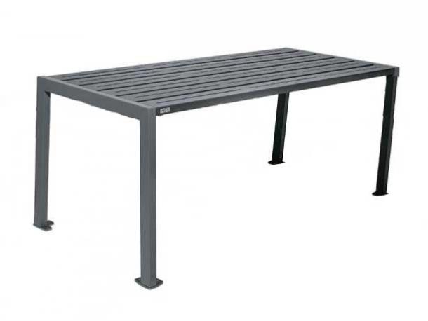 TABLE SEULE TRANQUILLITE - ACIER