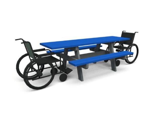 TABLE PIQUE NIQUE PARC PMR COLOR