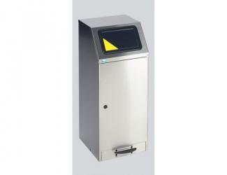 CORBEILLE DE TRI SELECTIF AVEC PEDALE - INOX