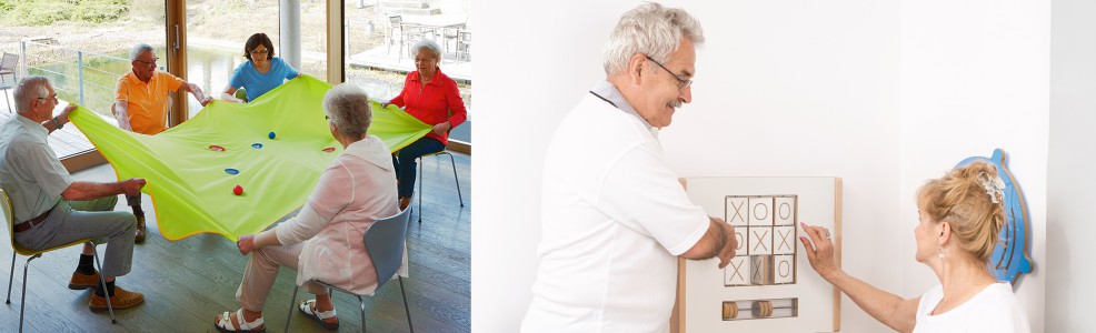 Pétanque d'intérieur - activité pour personnes âgées et seniors en ehpad